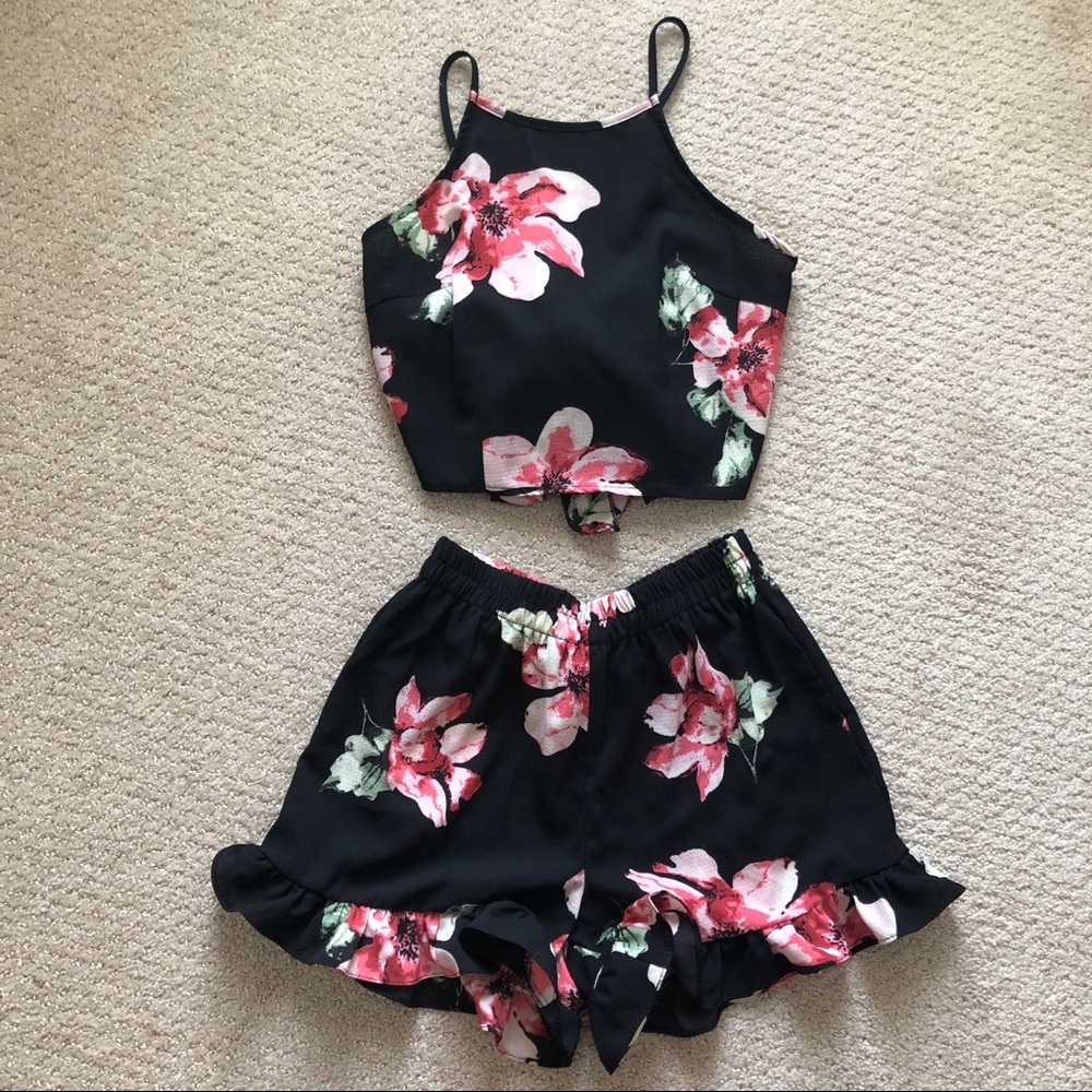floral matching set